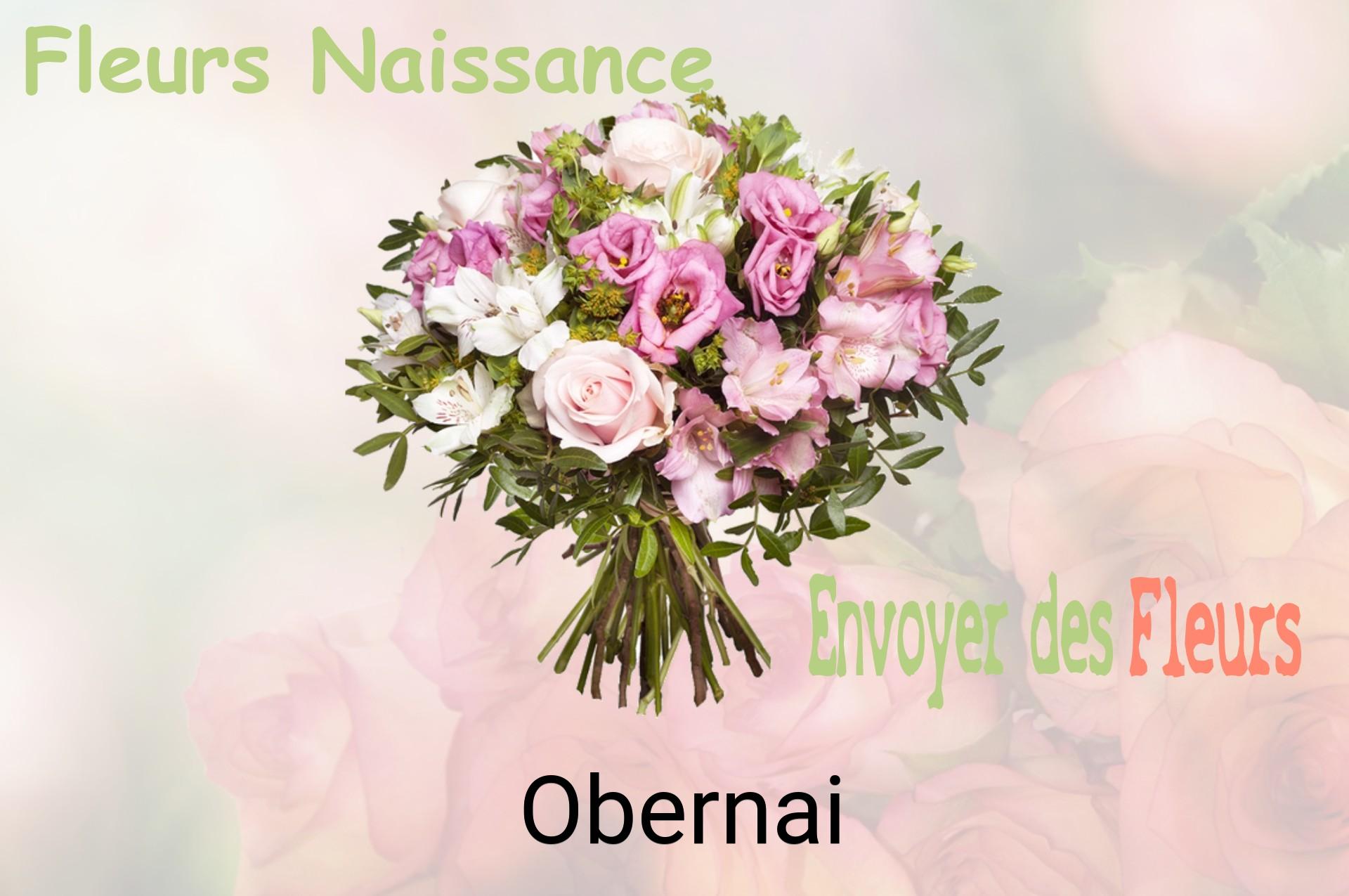 Bouquet de fleurs de naissance livré à Obernai